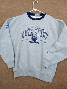 Penn State Sweatshirt Mens Large Lee Sport Crewneck Big Ten Nittany Lions NCAA - Picture 1 of 10