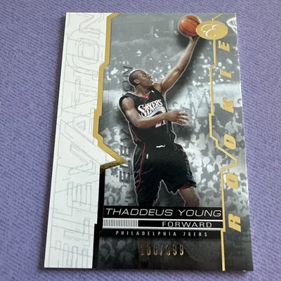 2008 Topps Elevation Rookie #57 Thaddeus Young 106/999 - Image 1 of 4