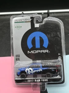 GREENLIGHT 1/64 DIECAST MOPAR HOBBY EXCLUSIVE 2017 RAM 1500 BLUE/BLACK - Picture 1 of 2