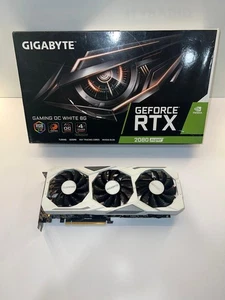Tarjeta de gráficos GIGABYTE GeForce RTX 2080 SUPER GAMING OC BLANCA GDDR6 8 GB * RARA * - Imagen 1 de 2