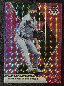 2021 Panini Mosaic #121 Dallas Keuchel Pink Camo Prizm Chicago White Sox - Picture 1 of 2
