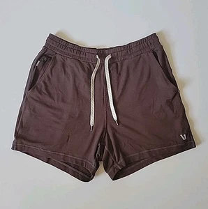 Vuori Ponto Dream Knit Performance Shorts XS 4" Chocolate Brown Activewear Gym - Picture 1 of 8