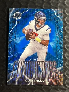 /99 2024 Topps Resurgence - Conductors C.J. Stroud Navy Surge Refractor Texans - Bild 1 von 2