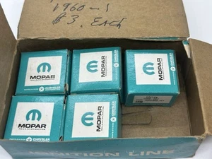 NOS Mopar CH14V Dist. Contact Set 2098057 (5x) Ignition Points Chrysler OEM - Picture 1 of 6