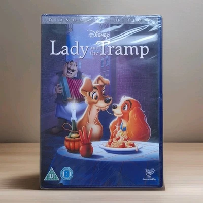Lady And The Tramp DVD - Disney Animated Adventure Movie - Diamond Edition - New - Image 1 of 4