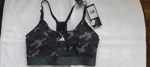 adidas Performance Damen Sport-BH Fitnessmode schwarz/grau Gr. S NEU - Bild 1 von 4