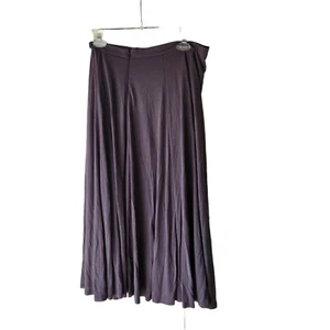 Heather By Bordeaux Women's full Midi Skirt Size Large Color Sharkskin Gray New - Picture 1 of 8