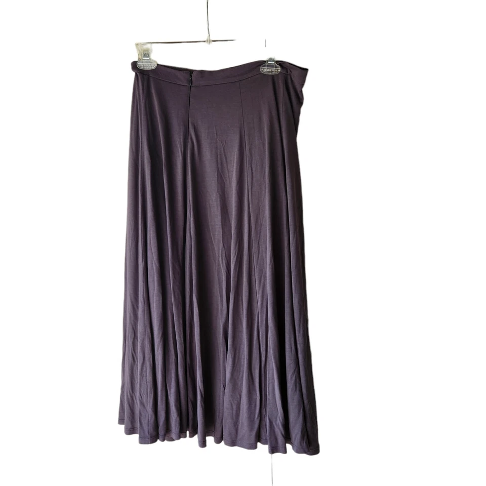 Heather By Bordeaux Womens Midi Skirt Size Large Gray Pleated New - Image 1 of 4