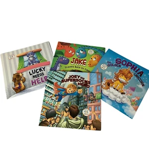 Children's A Story with Moral Values 4 Book Set Being Different Respecting Other - Foto 1 di 9