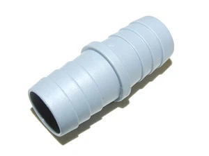 3 X GENERIC PLASTIC HOSE JOINER GREY 23MM ID X 23MM ID 00GT05 W048E*3 - Bild 1 von 2