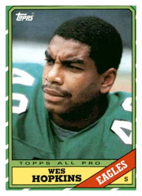 1986 Topps  Wes Hopkins  AP 279 - Image 1 of 2