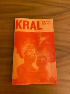 King Kral zine Vol 1, No 2 (Fire) Lettering Signage Icons Logo Type Skull Death - Picture 1 of 7