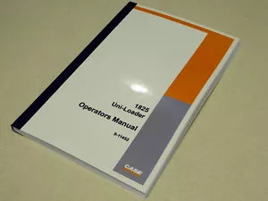 Estuche 1825 Uni-Loader Operadores de Dirección Deslizante Manual Propietarios Libro de Mantenimiento NUEVO - Imagen 1 de 5
