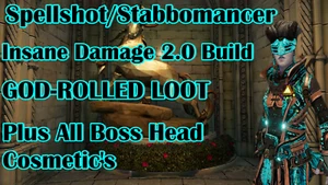 Pequeño Tina's Wonderlands Spellsshot/Stabbombancer Daño Loco 2.0 Equipo Rollado por Dios - Imagen 1 de 12