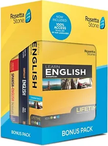 New Sealed / Rosetta Stone Learn English Bonus Pack (W) - Picture 1 of 2