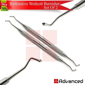 Dental Amalgam Acorn Westcott 21B Set Of 2 Restorative Plastic Filling Burnisher - Picture 1 of 3