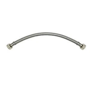 1/2 in. FIP x 1/2 in. FIP x 12 in. Stainless Steel Supply Line - Picture 1 of 1