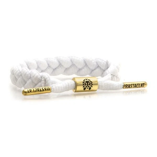 Nuevo brazalete de cordones de oro blanco RASTACLAT Zion II Foto 1 de 1
