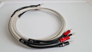 Chord Shawline X Speaker Cable (Pair,1m) Terminated Chord Ohmic Plugs - Picture 1 of 7