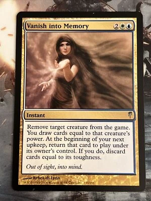 1x Vanish into Memory (133) Coldsnap LP MTG Magic the Gathering x1 MKE - Image 1 of 2