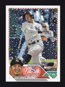 2023 Topps Holiday #H129 ANTHONY VOLPE RC New York Yankees ROOKIE CARD - Picture 1 of 2