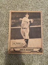 1940 Play Ball #1 Joe Dimaggio HOF New York Yankees .  9x7 Maple wood portrait !