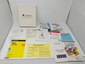Davidson Reader Rabbit Math Blaster Apple II IIc Software Books Game Box VTG 80s - Picture 1 of 9