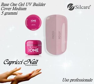 Base One Gel UV Cover Medium 5 g SILCARE - Acid Free - Builder Costruttore Nail - Picture 1 of 3