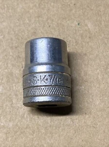 S-K Tools 40914 1/4โ Drive 7/16โ 12 Point Socket Knurled, Made In USA ๐บ๐ธ - Picture 1 of 4