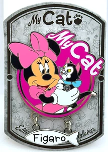 DISNEY MY CAT Trading Pin - MINNIE MOUSE with FIGARO - LtdEd of 700 - Picture 1 of 4