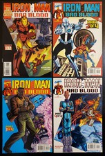 Iron Man: Bad Blood #1-4 (2000, Marvel) VF/NM 2 3 Complete Set Michelinie Layton