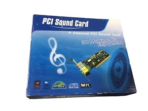 PCI SOUND CARD 4-Channel PCI Sound Card 3D Multimedia Enjoyment CL-S801-4CH - Picture 1 of 6