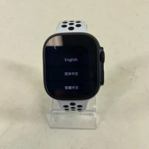 Unlocked Apple Watch Ultra 2 49MM Black Titanium White Nike Sport A2986 - Photo 1 sur 5