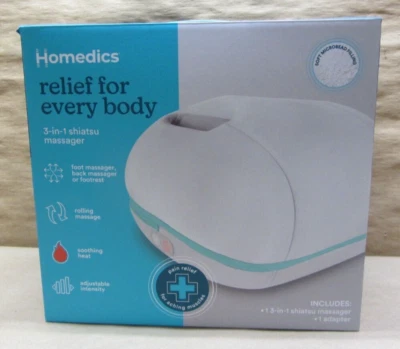 Massageador de pés e corpo Shiatsu Homedics FMS-290HJ 3 em 1 e apoio para os pés - Imagem 1 de 4