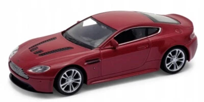 Welly Aston Martin Vantage V12 Maroon 1:43 Scale 4 Inch US IMPORT DUTIES PAID - Image 1 of 3
