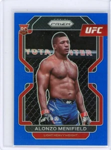 2022 Prizm UFC Blue /199 Rookie ALONZO MENIFIELD No. 157! - Picture 1 of 2