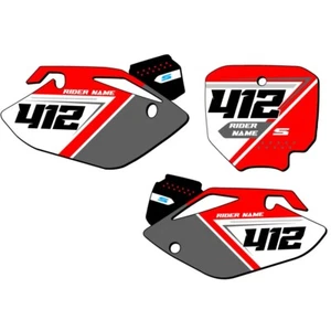 Kit de gráficos Senge CRF 150 R SG65 personalizado con placas numéricas MX compatible con Honda - Imagen 1 de 4