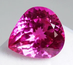 CERTIFICATE INCLUDED Natural 15.10 Ct Pink Sapphire Stunning Gemstone, Sri Lanka - Picture 1 of 8