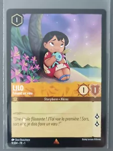 Carte LORCANA FR - Chapitre 1 9/204 Lilo - Rare non Foil Neuf - Imagen 1 de 2