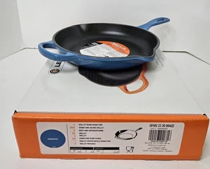 Le Creuset Signature Enamel Cast Iron Round Skillet 9" Marseille NIB! - Picture 1 of 2