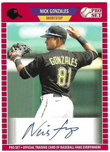 Nick Gonzales 2021 LEAF PRO SET BASEBALL MLB ROOKIE AUTOGRAPH CARD Pirates AUTO - Picture 1 of 2