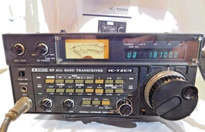 Icom IC-720A Ham Radio HF Transceiver - Receives and Transmits well - With Mic - Zdjęcie 1 z 16