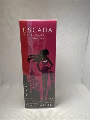 Perfume Pink Graffiti Escada Edición Limitada 1.7oz/50ml Eau De Toilette Foto 1 de 4