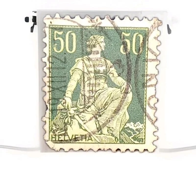 Suiza Scott Número 1055 J26a Verde Foto 1 de 4