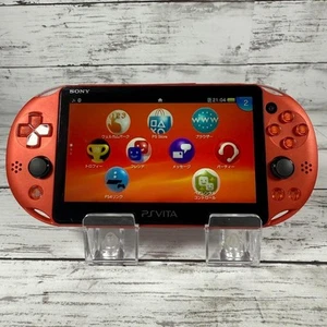 Sony Ps Vita Pch-2000 Metallic Red - Picture 1 of 9