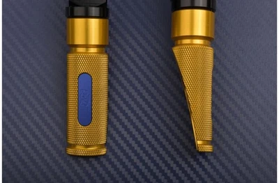 Repose / Cale-Pieds Passager Arrière Or-Bleu 77mm BMW K1200RS K1200 RS 2002-2005 - Изображение 1 из 4