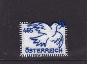 Österreich 2025 - Stickereimarke - Dove of Peace/Friedenstaube - postfrisch - Picture 1 of 2