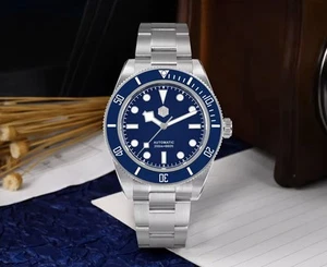 San Martin SN008 Watch - Automatic Movement - Blue Dial - Picture 1 of 11