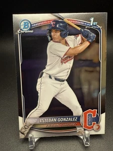 Bowman Esteban González 1st Bowman 2025 cromo #BCP-70 Cleveland Guardians - Imagen 1 de 2