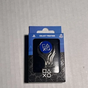 PIN CLUB PlayStation Platinum Trophy Esmalte Pin 2" Oficial Sony PS5 Logro - Imagen 1 de 2